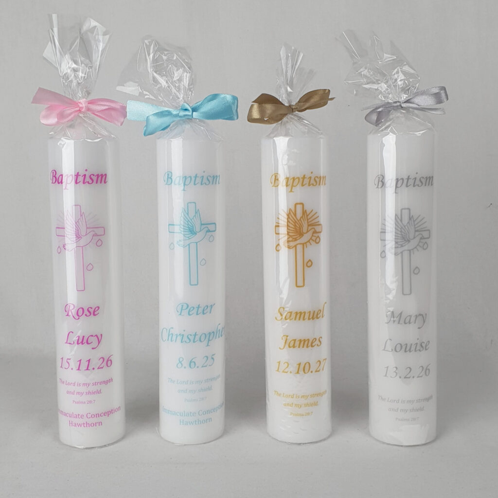 Personalised and Decorated Candles