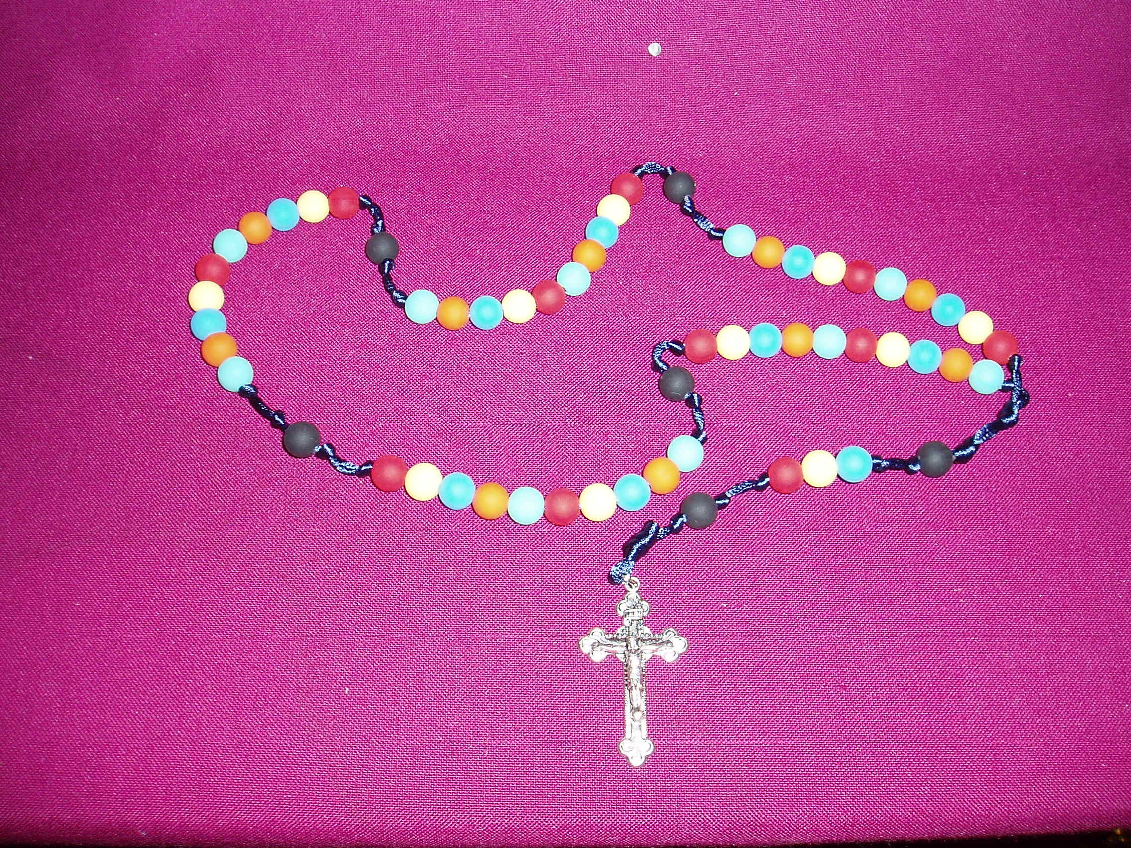 Children's Rosary made from food grade beads