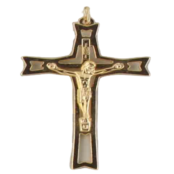 Gold Crucifix 60mm - Southern Cross Church Supplies & Gifts