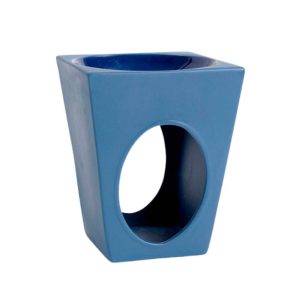 Ceramic Trapezoid Navy Blue Oil Burner